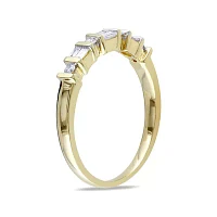 1/5 CT.T.W. Natural Diamond 10K Yellow Gold Wedding Band