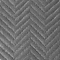 Fieldcrest Luxury Cotton Chevron Velvet Quilt