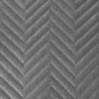 Fieldcrest Luxury Cotton Chevron Velvet Quilt