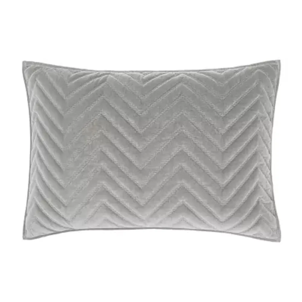 Fieldcrest Chevron Velvet Pillow Sham