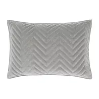 Fieldcrest Chevron Velvet Pillow Sham