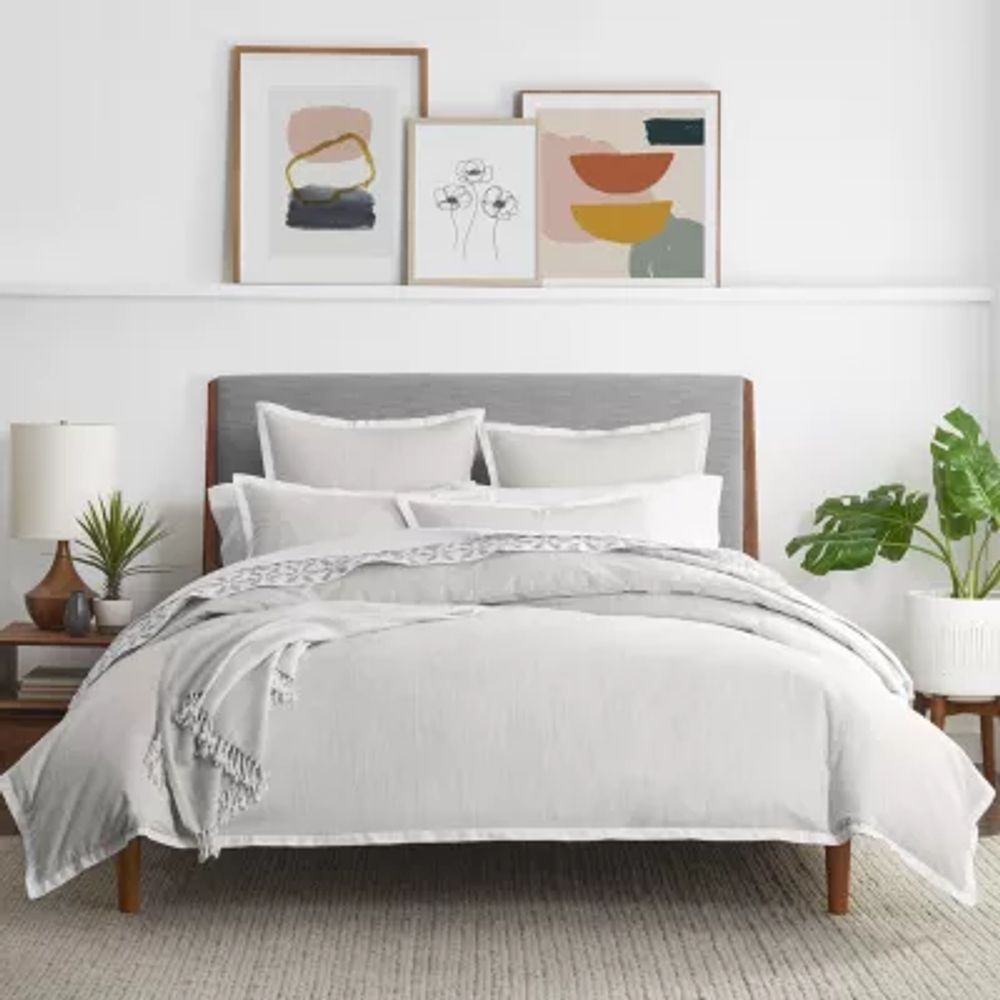Fieldcrest Yarn Dye Heather 3-pc. Stripes Comforter Set