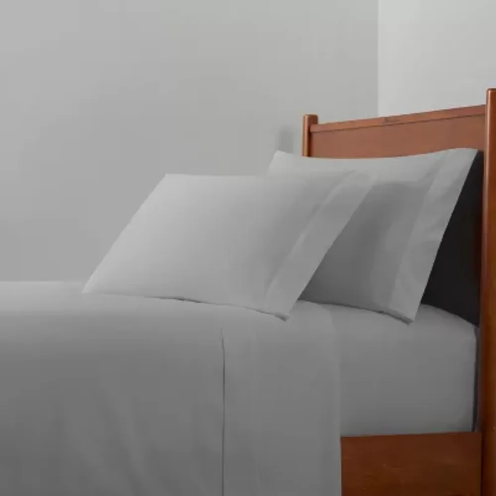 Fieldcrest 300 Thread Count Cotton Percale 2- Pack Pillowcases