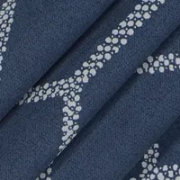 Eclipse Kerry Geo Diamond Rod Pocket Energy Saving Blackout Set of 2 Curtain Panel
