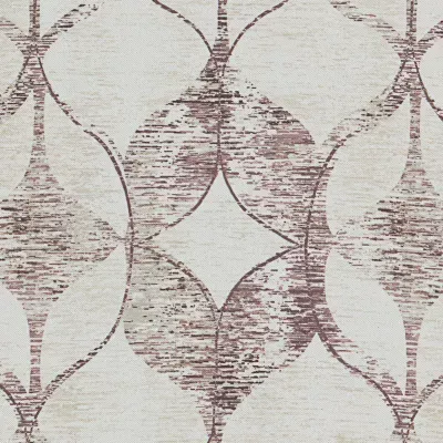 Eclipse Kerry Outline Ogee Rod Pocket Energy Saving Blackout Set of 2 Curtain Panels