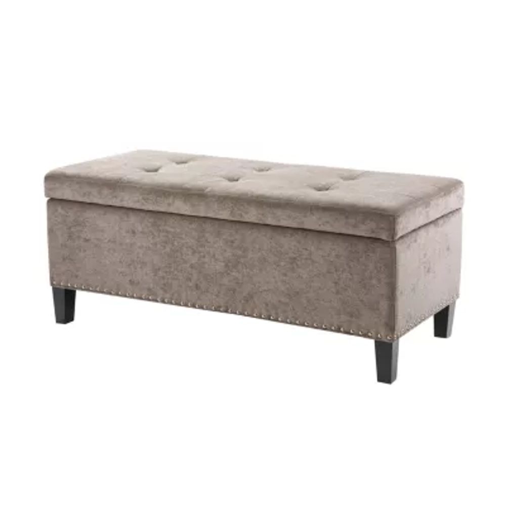 Madison Park Everly Storage Ottoman