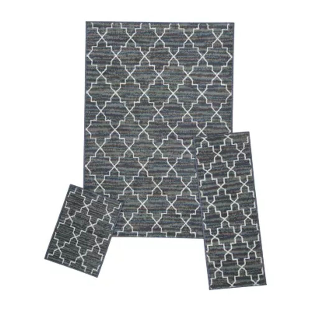 Achim Capri 3-pc. Rectangular Rug Set