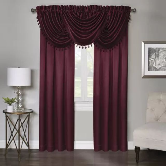 Regal Home Regency Rod Pocket Light-Filtering Single Curtain Panels
