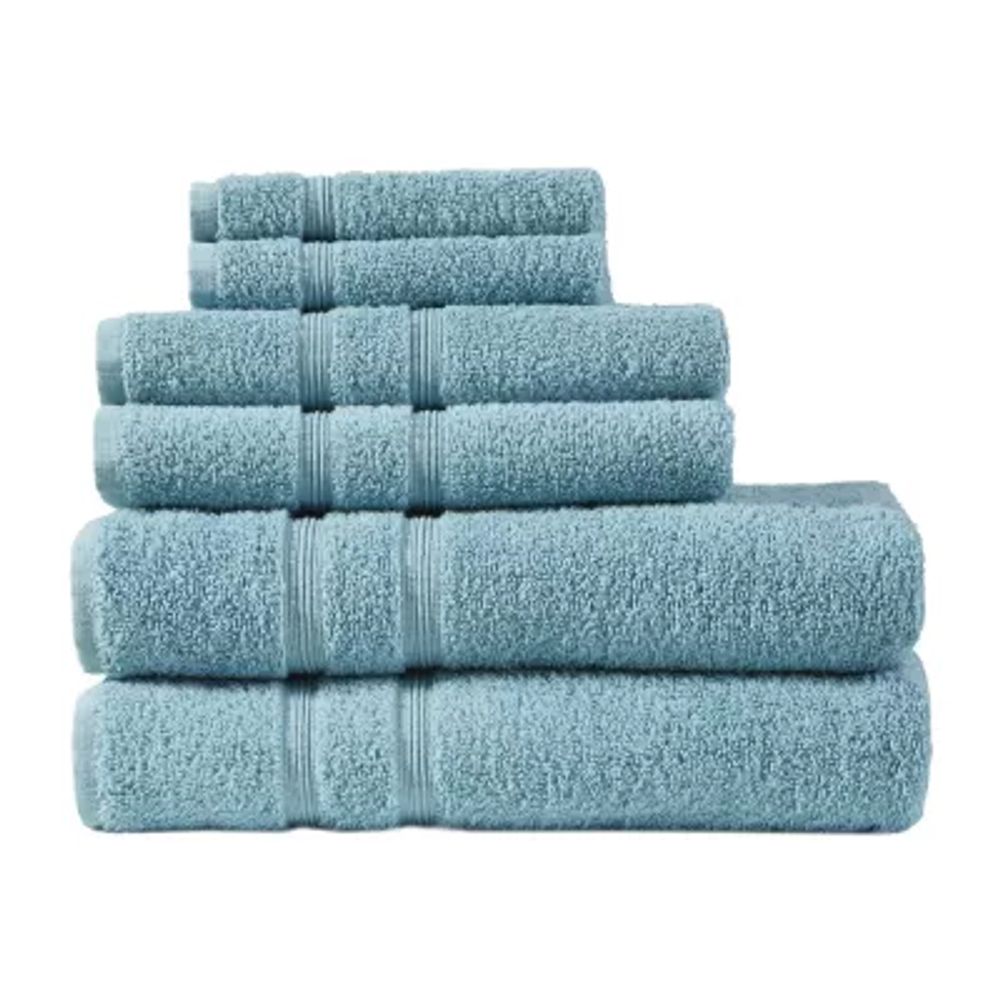 Aegean 100% Turkish Cotton 6 Piece Towel Set, 500Gsm