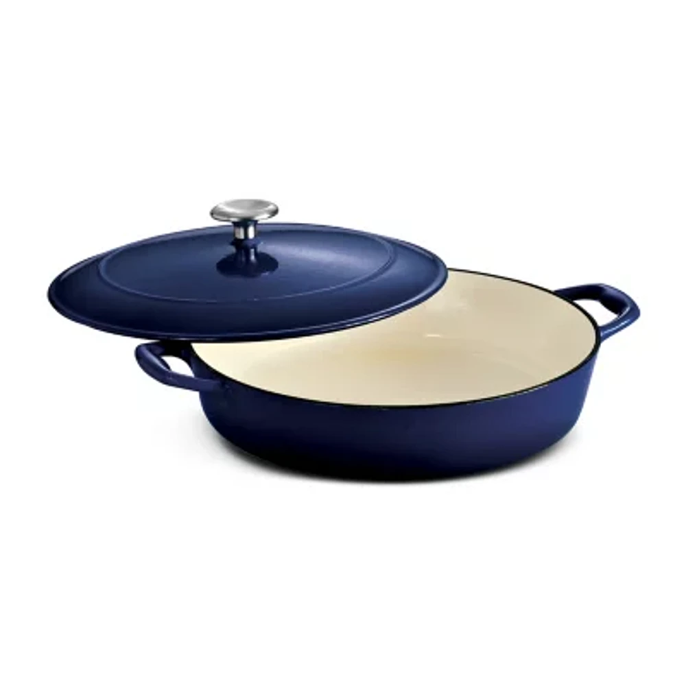 Tramontina® Gourmet 4-qt. Enameled Cast Iron Covered Braiser