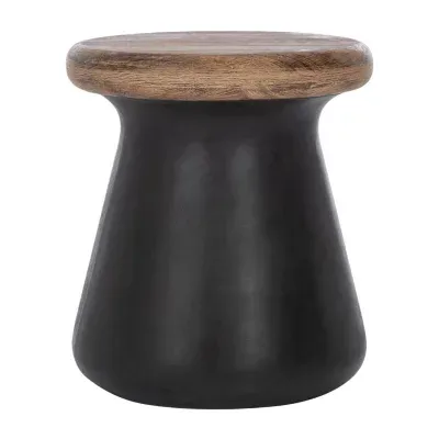 Button Patio Side Tables Weather Resistant Patio Side Table