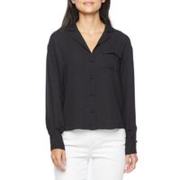 Worthington Tall Womens Long Sleeve Regular Fit Button-Down Shirt