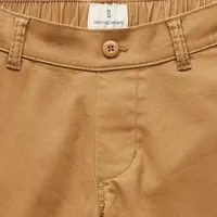 mutual weave Mens Easy-on + Easy-off Seated Wear Adaptive Regular Fit Flat Front Pant