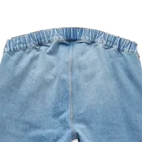 mutual weave Mens Easy-on + Easy-off Seated Wear Adaptive Stretch Fabric Straight Leg Jean