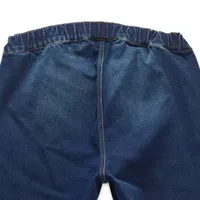 mutual weave Mens Easy-on + Easy-off Seated Wear Adaptive Stretch Fabric Straight Leg Jean