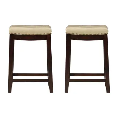 Covewood 2-pc. Counter Height Upholstered Bar Stool