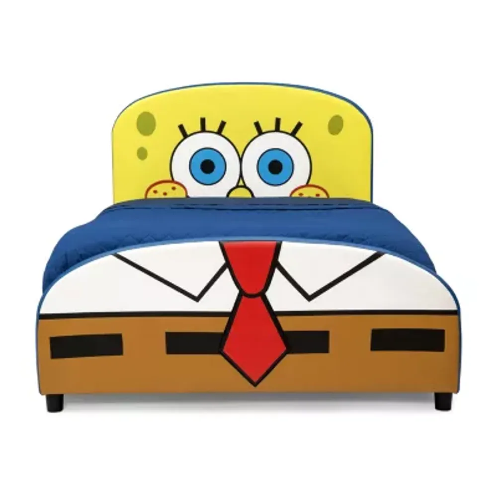 Nickelodeon Spongebob Squarepants Kids Upholstered Twin Toddler Bed