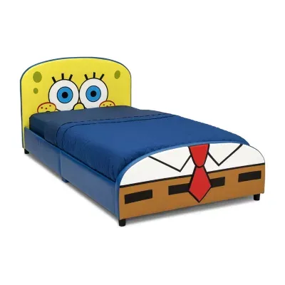Nickelodeon Spongebob Squarepants Kids Upholstered Twin Toddler Bed