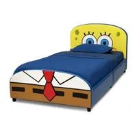 Nickelodeon Spongebob Squarepants Kids Upholstered Twin Toddler Bed