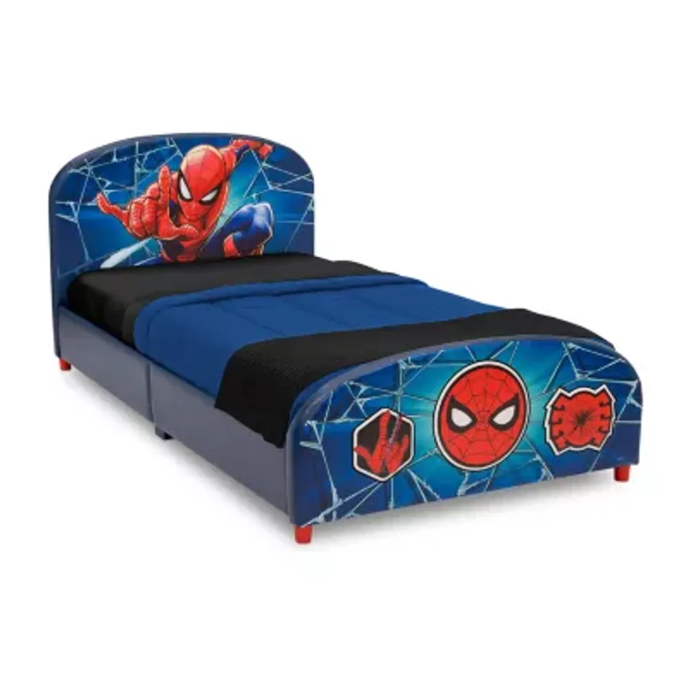 Zuivelproducten Recensie Worden Asstd National Brand Spider-Man Upholstered Twin Bed | Foxvalley Mall