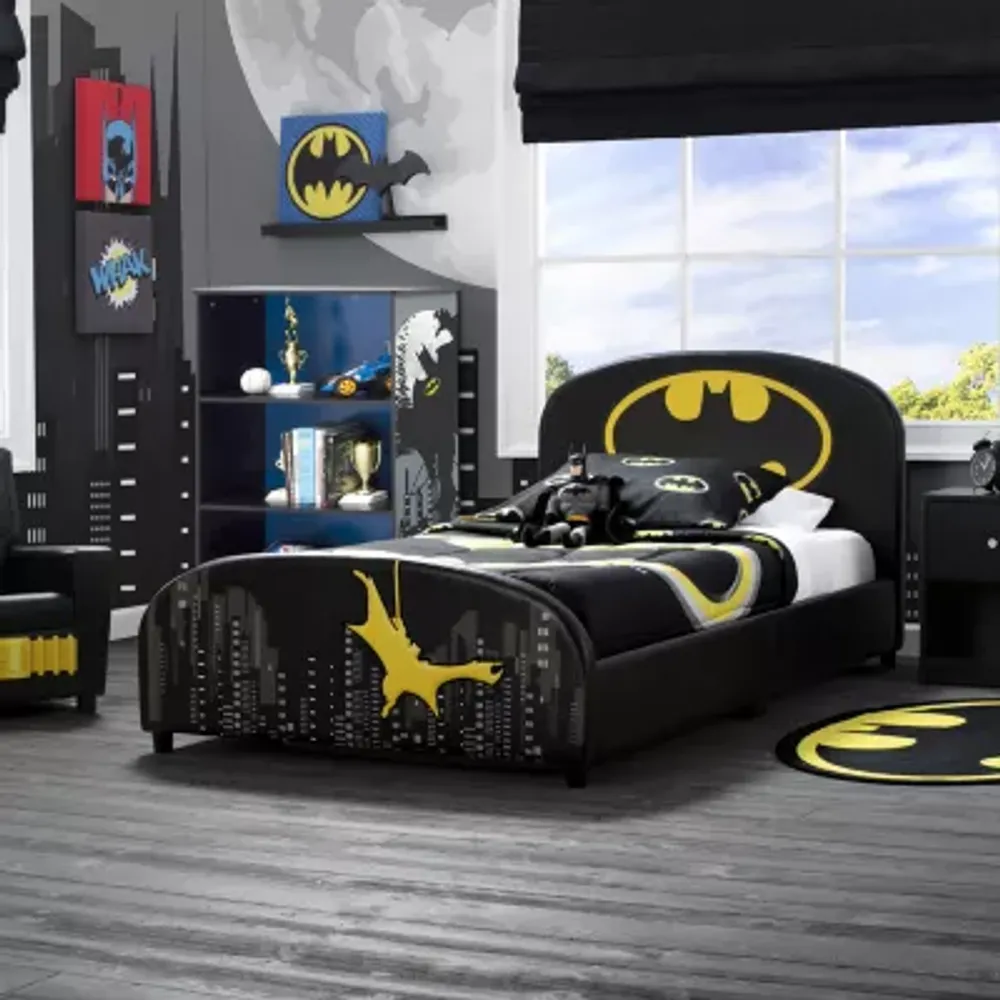 DC Comics Batman Upholstered Twin Toddler Bed