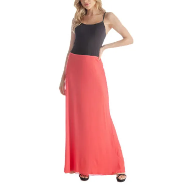 24seven Comfort Apparel Midi Womens Mid Rise Maxi Skirt - JCPenney