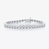 1/2 CT.T.W. Natural Diamond Sterling SIlver Bracelet