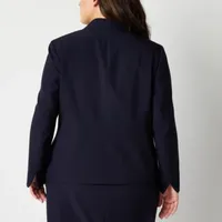 Le Suit 2-pc. Knee Length Skirt Suit-Plus