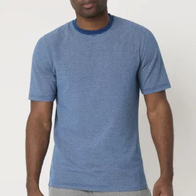 Stafford Mens Short Sleeve Crew Neck Pajama Top