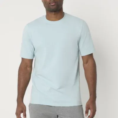 Stafford Mens Short Sleeve Crew Neck Pajama Top