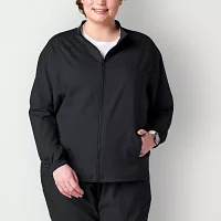 Meta 15220 2-Pocket Unisex Adult Plus Stretch Fabric Scrub Jackets