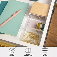 Martha Stewart 3 Pack Bins With MDF Lid