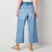 a.n.a Womens High Rise Wide Leg Jean