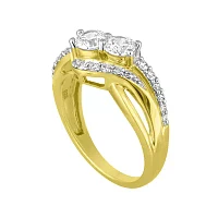 Two Forever™ ½ C.T. T.W. Natural Diamond 10K Yellow Gold Ring