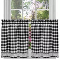 Buffalo Check 2-pc. Rod Pocket Window Tier