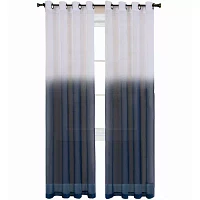 Essence Sheer Grommet Top Single Curtain Panel