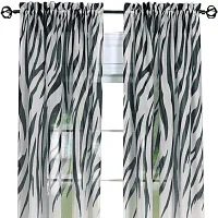 Kenya Rod Pocket Sheer Single Curtain Panels