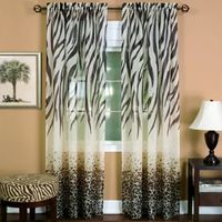 Kenya Rod Pocket Sheer Single Curtain Panels