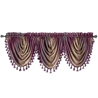 Ombre Rod Pocket Waterfall Valance