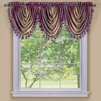 Ombre Rod Pocket Waterfall Valance