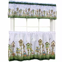 Rod Pocket Kitchen Curtain Window Set