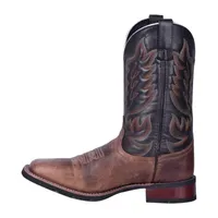 Laredo Mens Montana Block Heel Cowboy Boots