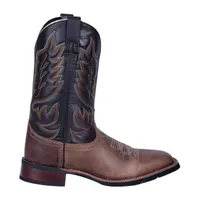 Laredo Mens Montana Block Heel Cowboy Boots