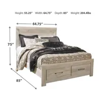 Signature Design by Ashley® Bethea 2-Drawer Storage Bed