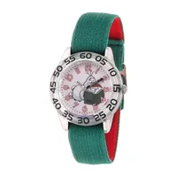 Disney Frozen Boys Green Strap Watch Wds000830