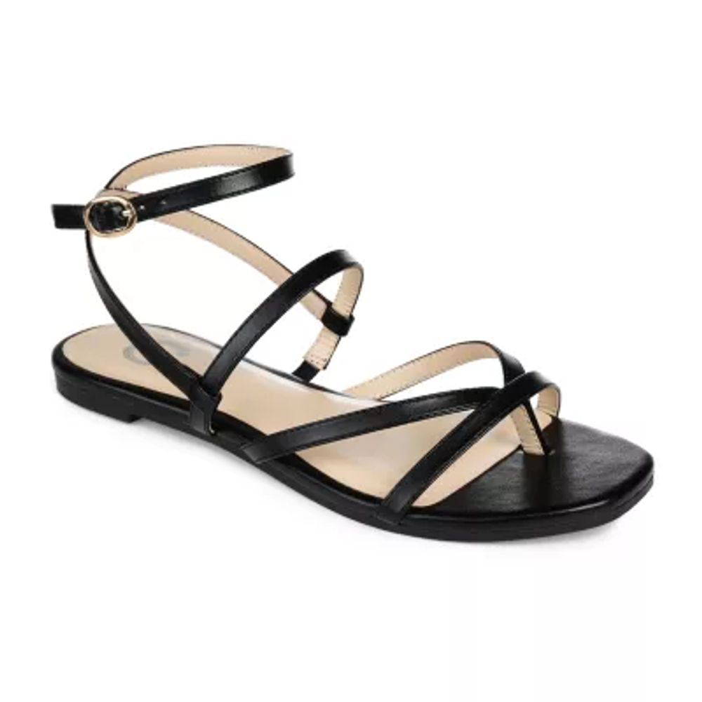 Journee Collection Womens Serissa Flat Sandals | Dulles Town Center