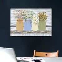 Lumaprints Country Flowers Canvas Art