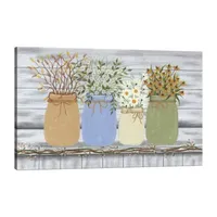 Lumaprints Country Flowers Canvas Art