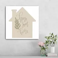 Lumaprints Home Sweet Home Modern Canvas Art