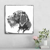 Lumaprints German Wire Haired Pointer Traditional Canvas Art